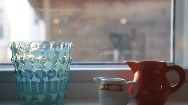 Stoneware mugs and linen napkins on a windowsill, the 40-SKU store testing AI tools for ecommerce